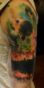 Space Tattoos for Women