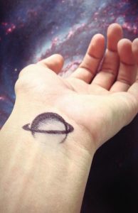 Space Tattoos on Wrist