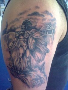 Spartan Tattoo Arm