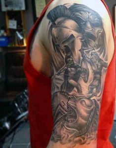 Spartan Tattoo Sleeve