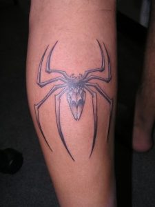 Spiderman Logo Tattoo