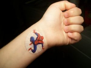 Spiderman Tattoo Small