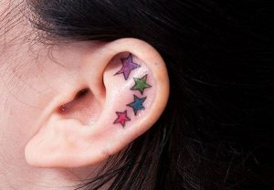 Star Ear Tattoos