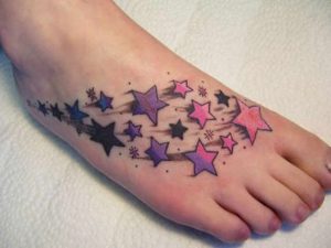 Star Tattoos on Feet