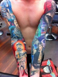 Star Wars Sleeve Tattoos