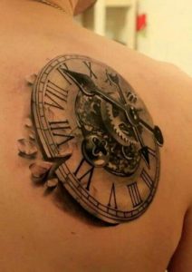 Steampunk Clock Tattoo