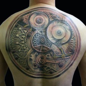 Steampunk Gear Tattoo
