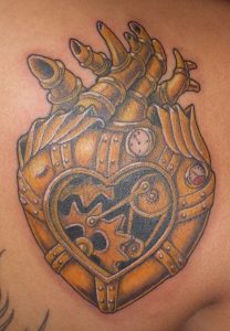 Steampunk Heart Tattoo
