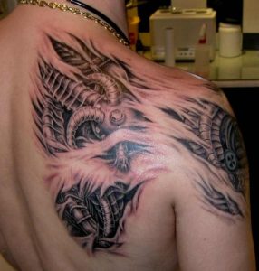 Steampunk Tattoo Shoulder