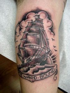 Tall Ship Tattoo