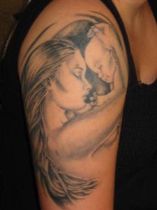 Tattoo for Mother and Son