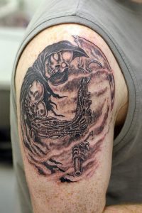 Tattoo of Grim Reaper