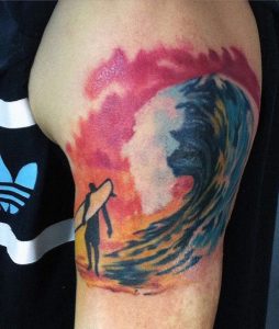 Tattoo of Waves