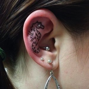 Tattoo on Ear