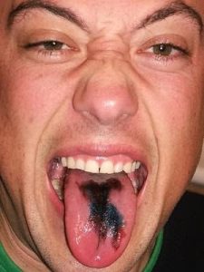 Tattoo on Tongue