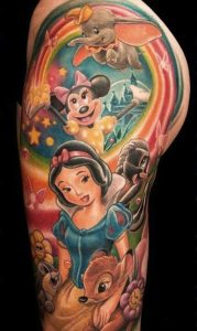 Tattoos of Disney Characters