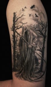 Tattoos of Grim Reaper