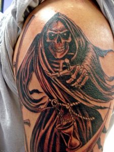 Tattoos of Grim Reapers