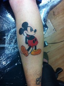 Tattoos of Mickey Mouse