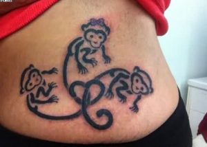 Tattoos of Monkeys