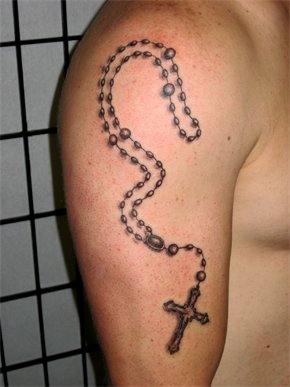 Rosary Foot Tattoos