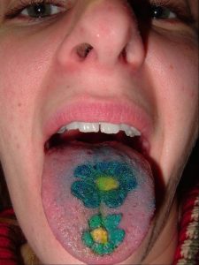 Tattoos on Tongue