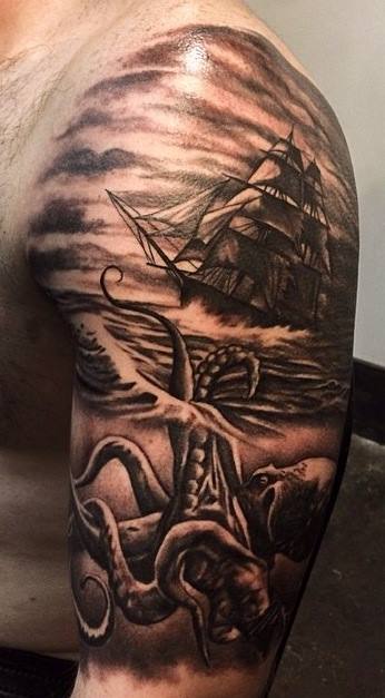 Kraken Tattoos Designs, Ideas and Meaning | Tattoos For You