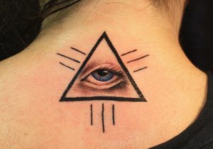 Triangle Eye Tattoo