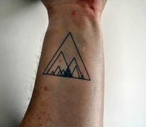 Triangle Tattoo Hipster