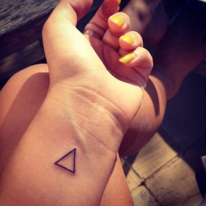 Triangle Wrist Tattoo