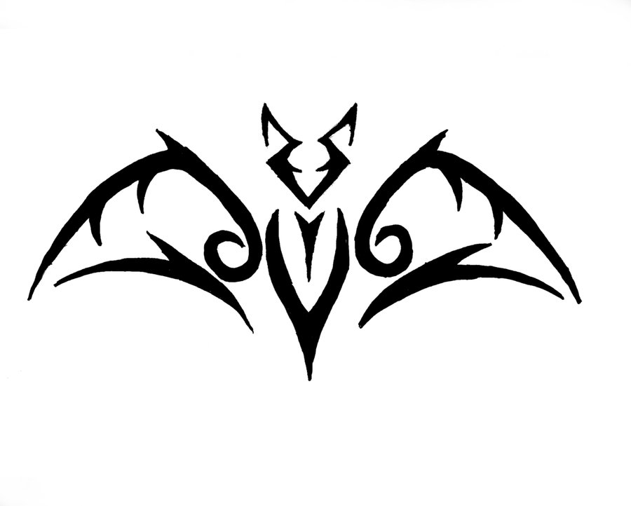 9. Tribal Flying Bat Tattoos - wide 5