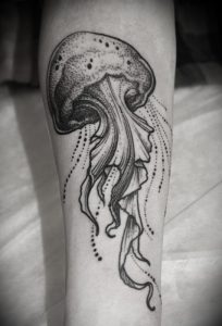 Tribal Jellyfish Tattoo