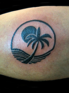 Tribal Palm Tree Tattoos