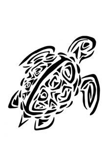 Tribal Sea Turtle Tattoos