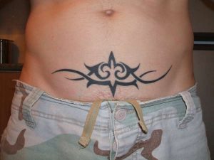 Tribal Stomach Tattoo