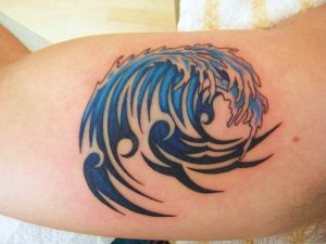 Tribal Wave Tattoo