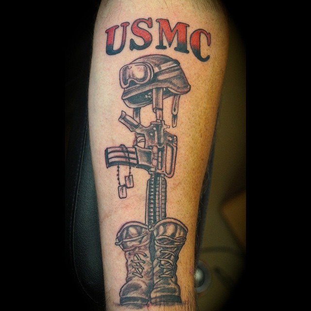 USMC Tattoos Designs, Ideas and Meaning | Tattoos For You