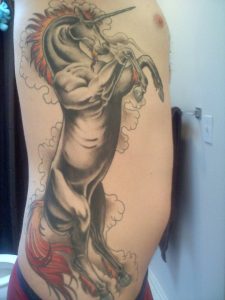 Unicorn Tattoo for Men