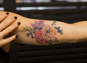 Vintage Floral Tattoos