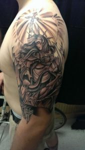 Warrior Angel Tattoos