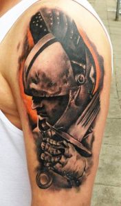 Warrior Armor Tattoo