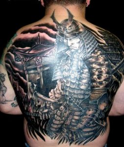 Warrior Back Tattoos