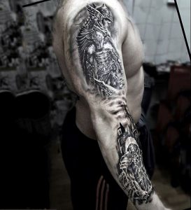 Warrior Sleeve Tattoo