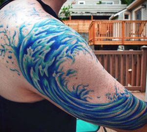 Wave Tattoos Designs