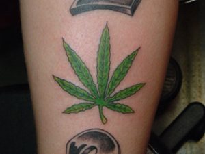 Weed Leaf Tattoo