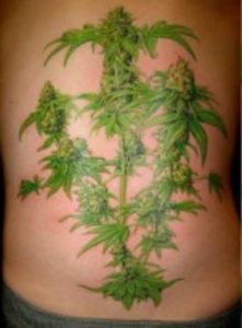 Weed Plant Tattoo