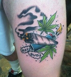 Weed Tattoos Pictures