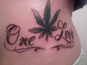 Weed Tattoos for Girls