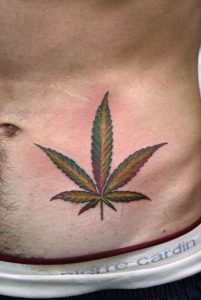 Weed Tattoos for Men