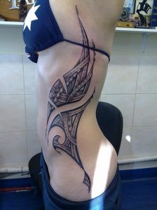 Womens Rib Cage Tattoos